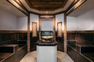 Uma área de estar em Grand Tirolia Kitzbühel - Member of Hommage Luxury Hotels Collection