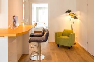 A seating area at baadhaus - 4 Sterne Superior