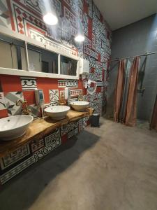 Uma casa de banho em Des Arts