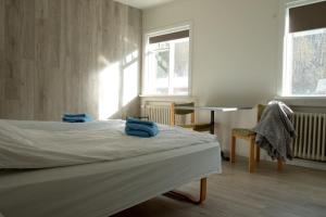 Postel nebo postele na pokoji v ubytování The Guesthouse by the Fjord