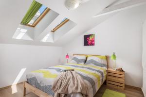 Postel nebo postele na pokoji v ubytování Apartment Palach