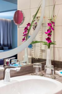 Koupelna v ubytování Dorint Kongresshotel Mannheim