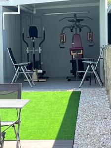 Fitness centrum a/nebo fitness zařízení v ubytování Seculo Soft