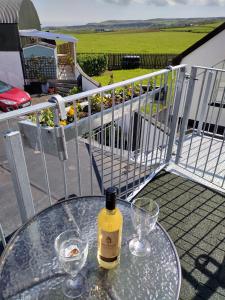 Parveke tai terassi majoituspaikassa Dunseverick Ramblers Rest