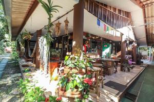 Restaurace v ubytování A Ilha Verde Hotel Pousada na Praia