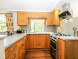 A kitchen or kitchenette at Orchard Lodge