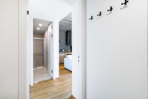 Kuchyň nebo kuchyňský kout v ubytování Apartmán v Tee house Čeladná