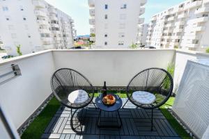 Balkón alebo terasa v ubytovaní Sigma Exclusive Apartment