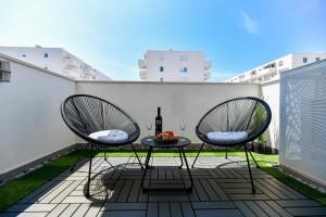 Balkón alebo terasa v ubytovaní Sigma Exclusive Apartment