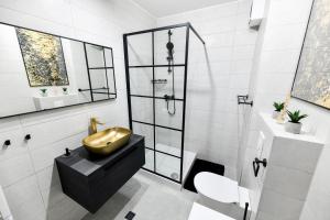 Kúpeľňa v ubytovaní Sigma Exclusive Apartment