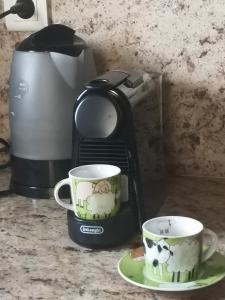 Coffee and tea making facilities at Casa Plumeria at Gouves Beach