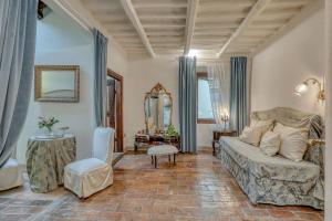 Posezení v ubytování B&B dei Papi Boutique Hotel