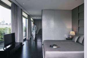Posezení v ubytování Armani Hotel Milano