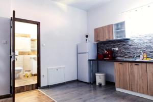 Η κουζίνα ή μικρή κουζίνα στο Elekes Apartmans