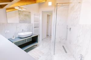 A bathroom at CASA KING