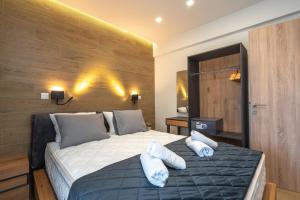 Postel nebo postele na pokoji v ubytování Family Apartment Zornitsa