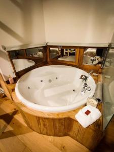 A bathroom at Cabanas de Udra