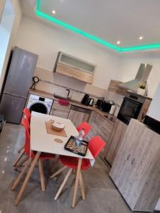 ครัวหรือมุมครัวของ Ferienhaus Larina