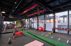 Fitness centrum a/nebo fitness zařízení v ubytování Hanoi Paon Hotel & Spa