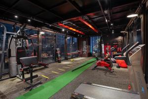 Fitness centrum a/nebo fitness zařízení v ubytování Hanoi Paon Hotel & Spa