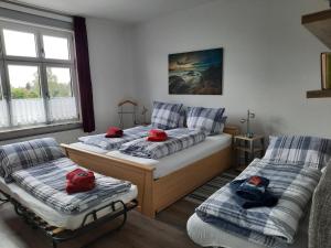 Postel nebo postele na pokoji v ubytování Stefanie