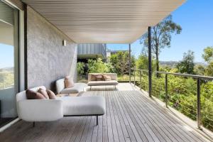 Un balcón o terraza en Vue De Mer
