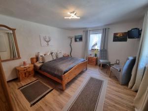 A bed or beds in a room at Holiday Home Muhr near Katschberg Ski Area