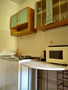 Kuchyň nebo kuchyňský kout v ubytování Apartments Vala