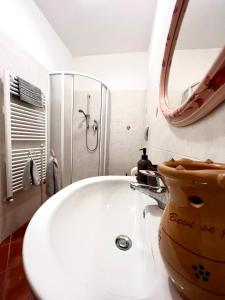 A bathroom at Agriturismo I Prati di Venere