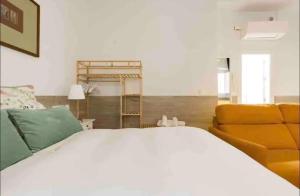 Posteľ alebo postele v izbe v ubytovaní Bonito Loft San Miguel Centro Catedral Wifi