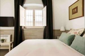 Posteľ alebo postele v izbe v ubytovaní Bonito Loft San Miguel Centro Catedral Wifi