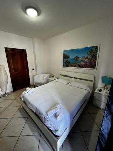 Postel nebo postele na pokoji v ubytování B&B Villa Nunzia