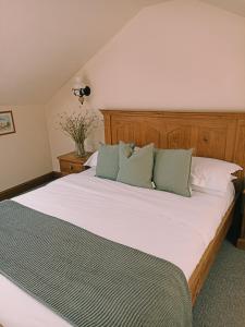 Posteľ alebo postele v izbe v ubytovaní The Gwaelod y Garth Inn