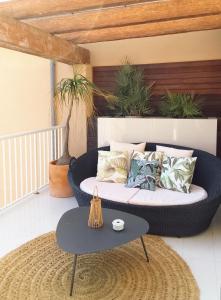 Ein Sitzbereich in der Unterkunft Havana Penthouse