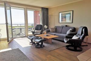 Posezení v ubytování Haus Seewärts Wohnen Apartment 3 1