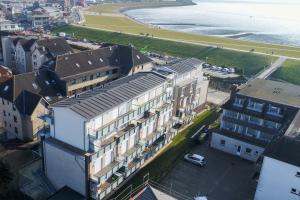 Ein allgemeiner Blick auf Büsum oder ein Stadtblick von der Ferienwohnung aus