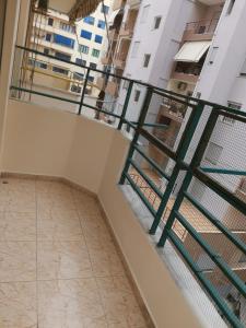 a stairway in a building with a floor at Home in Vlorë