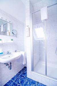 Koupelna v ubytování Hotel Blischke
