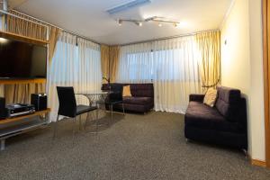 Sjónvarps- og/eða afþreyingartæki á Hotel Restaurante Ankara