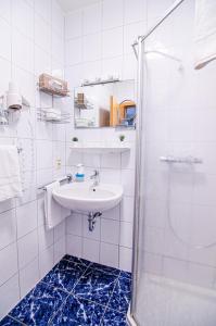 Koupelna v ubytování Hotel Blischke