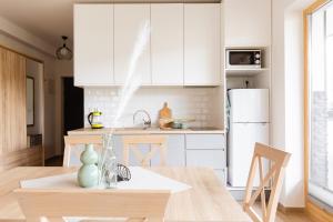 Kuchyňa alebo kuchynka v ubytovaní Apartamenty Parzenica Zakopane