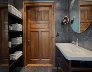 Koupelna v ubytování Boutique Apartments Bezau