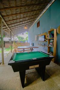 Casa Mar Taíba tesisinde bir bilardo masası