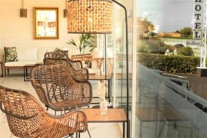 Uma área de estar em Hotel Don Diego