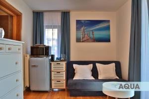 Postel nebo postele na pokoji v ubytování DV Premium Apartments