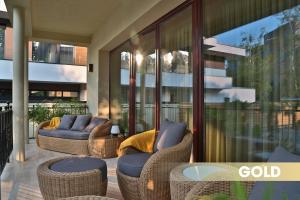 Posezení v ubytování DV Premium Apartments