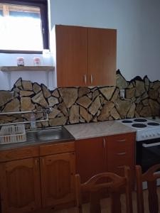 Kuchyň nebo kuchyňský kout v ubytování Vikendica kod Brice