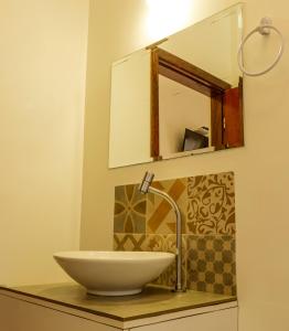 Phòng tắm tại Pousada Casarão