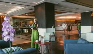 Uma área de estar em Pestana Rio Atlantica