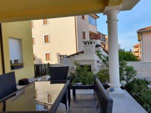 Balkón alebo terasa v ubytovaní Villa Istriana